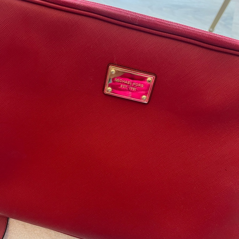 Michael Kors Bold Red Shoulder Bag